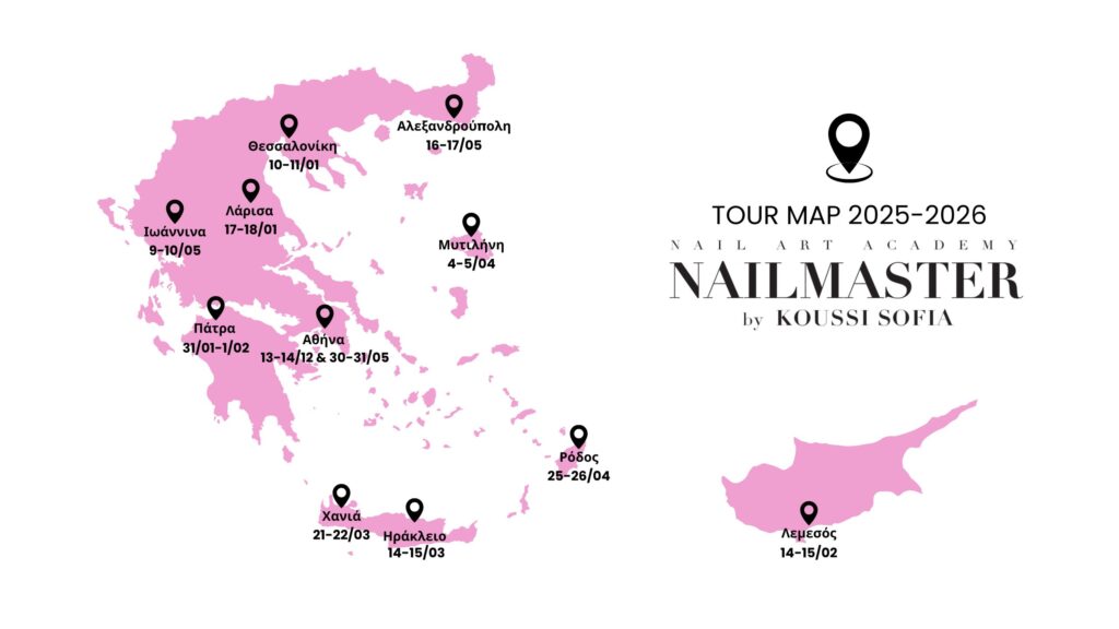 nailmasters tour map